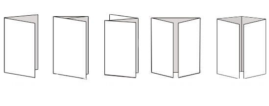 pliage, document, pli portefeuille, pli roulé, pli accordéon, pli fenetre